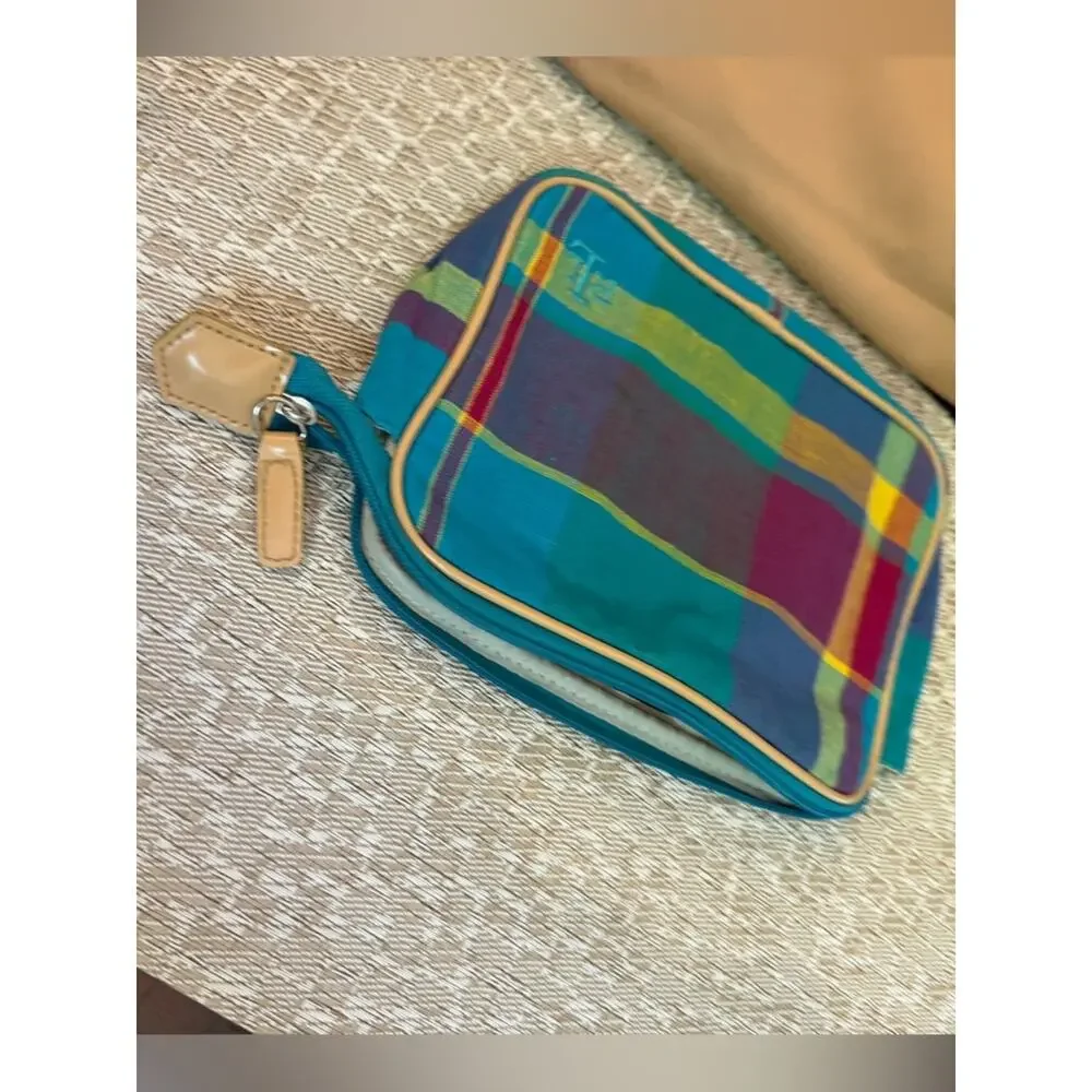 Lauren Ralph Lauren plaid cosmetic bag
